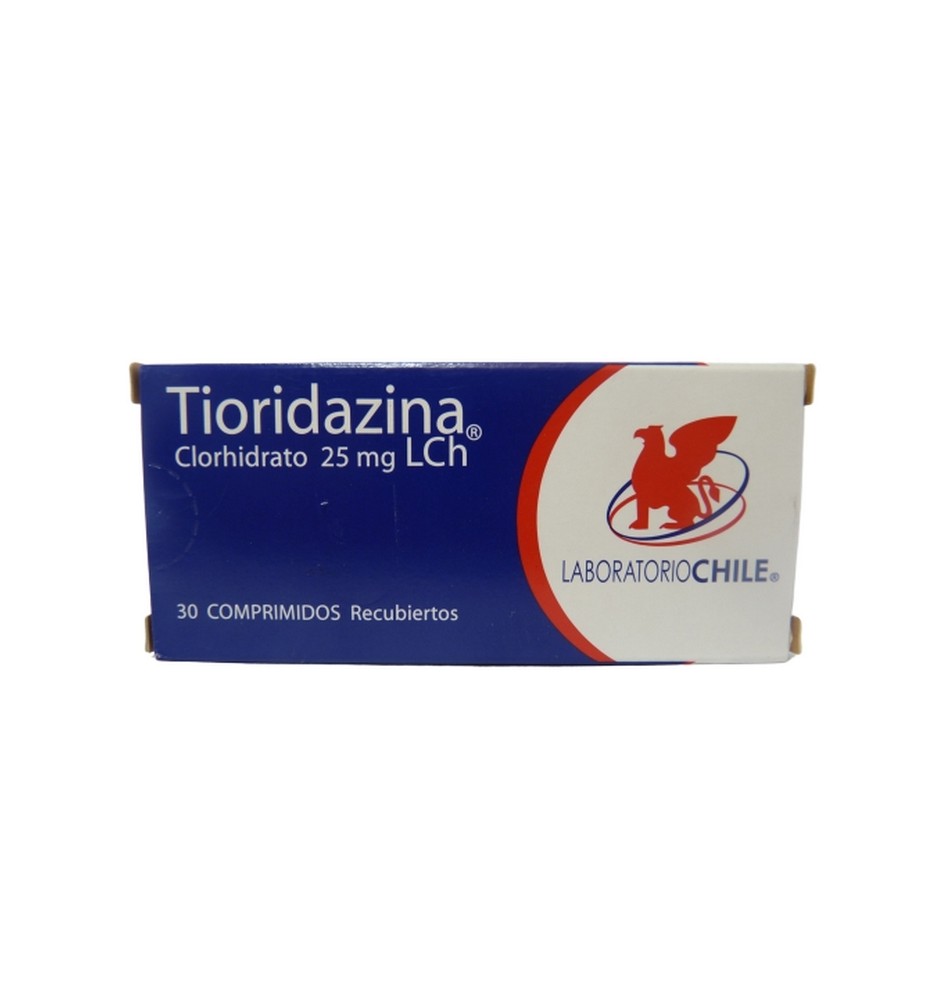 TIORIDAZINA 25 MG X30 COMPRIMIDOS RECUBIERTOS