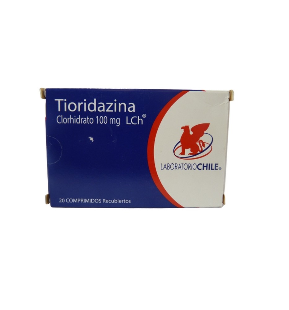 TIORIDAZINA 100 MG X20 COMPRIMIDOS RECUBIERTOS