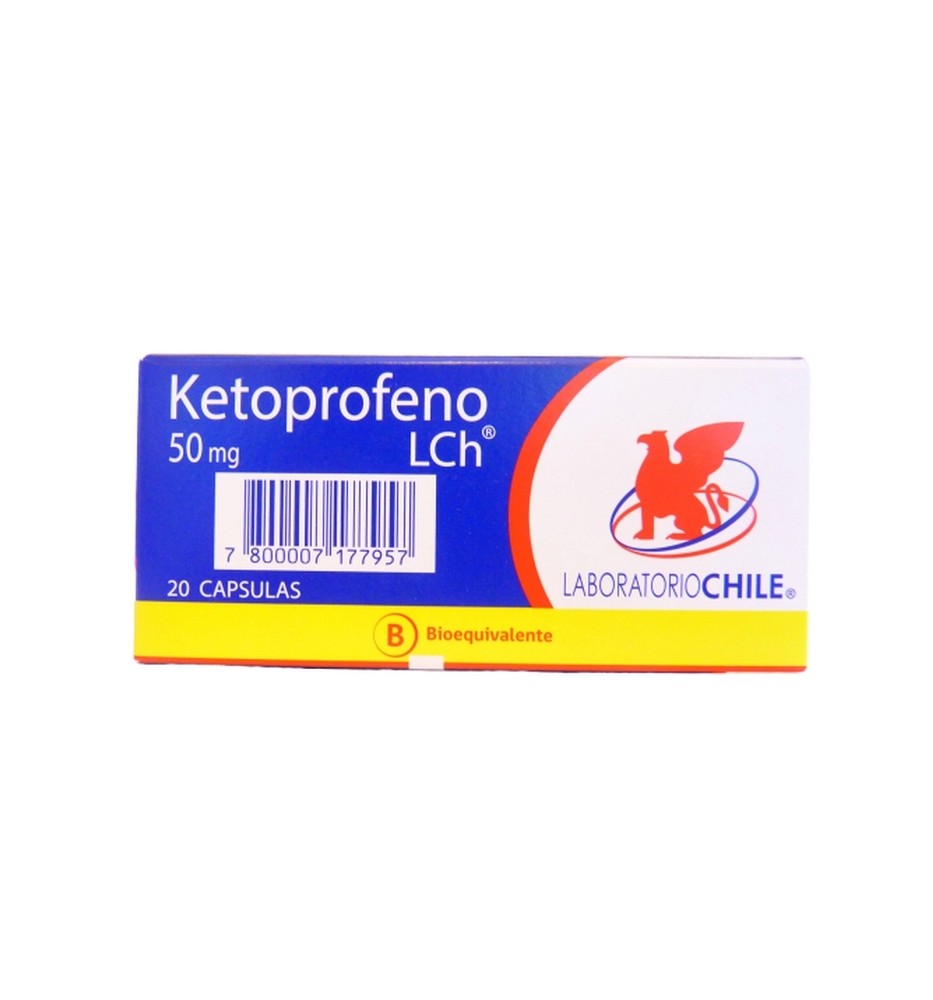 KETOPROFENO 50MG X 20 CAPSULAS KETOPROFENO 50MG X 20 CAPSULAS
