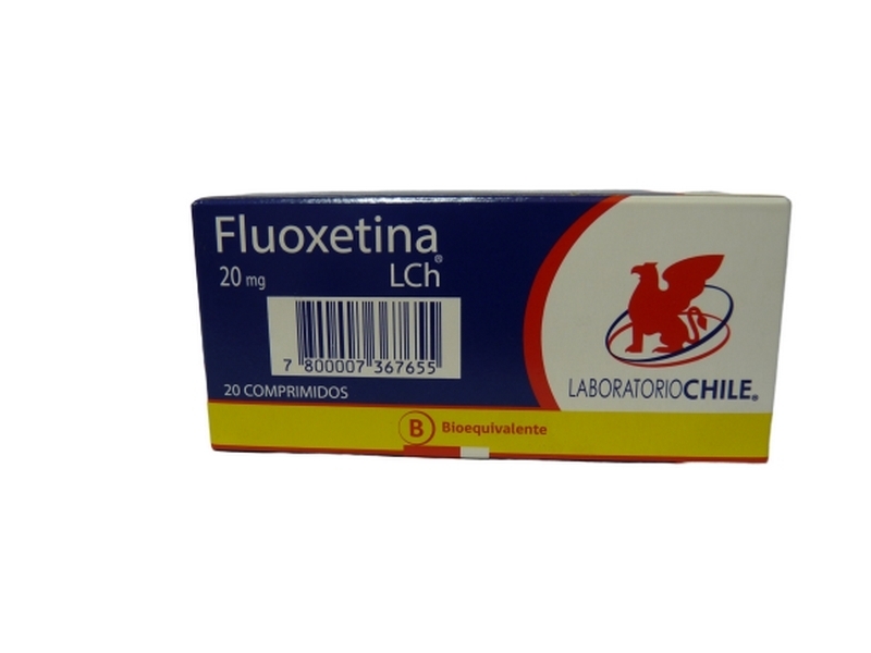 FLUOXETINA 20 MG X 20 COMPRIMIDOS