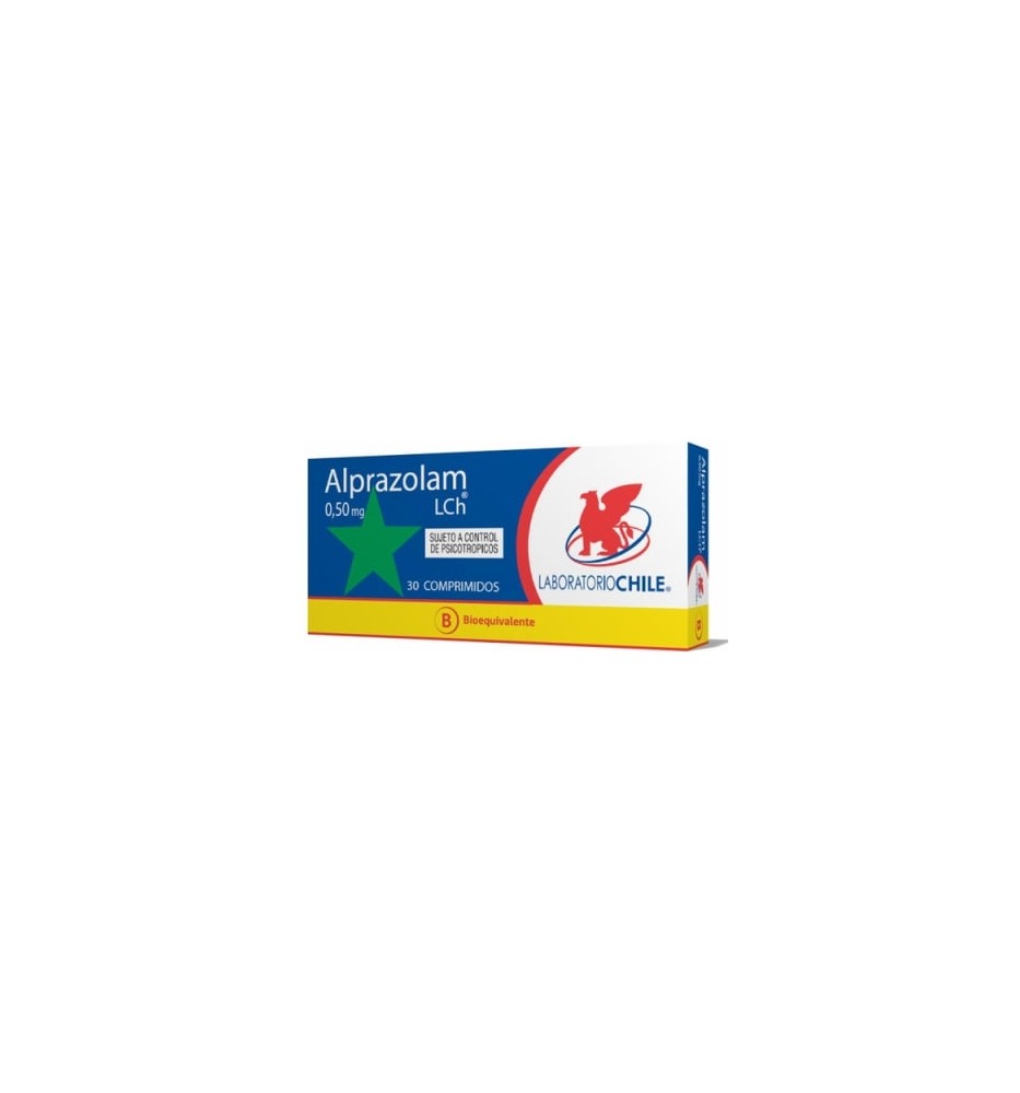 ALPRAZOLAM 0.5MG X30 COMPRIMIDOS