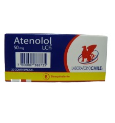 ATENOLOL 50MG X20 COMPRIMIDOS