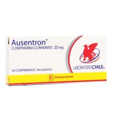 AUSENTRON 25 MG X 30 COMPRIMIDOS RECUBIERTOS
