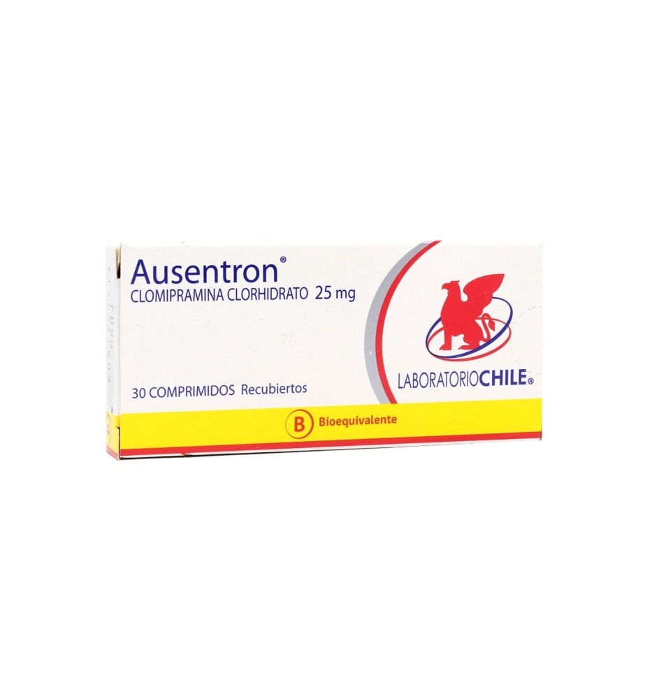 AUSENTRON 25 MG X 30 COMPRIMIDOS RECUBIERTOS