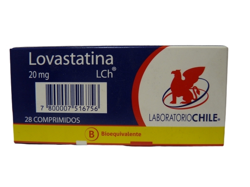LOVASTATINA 20 MG X28 COMPRIMIDOS