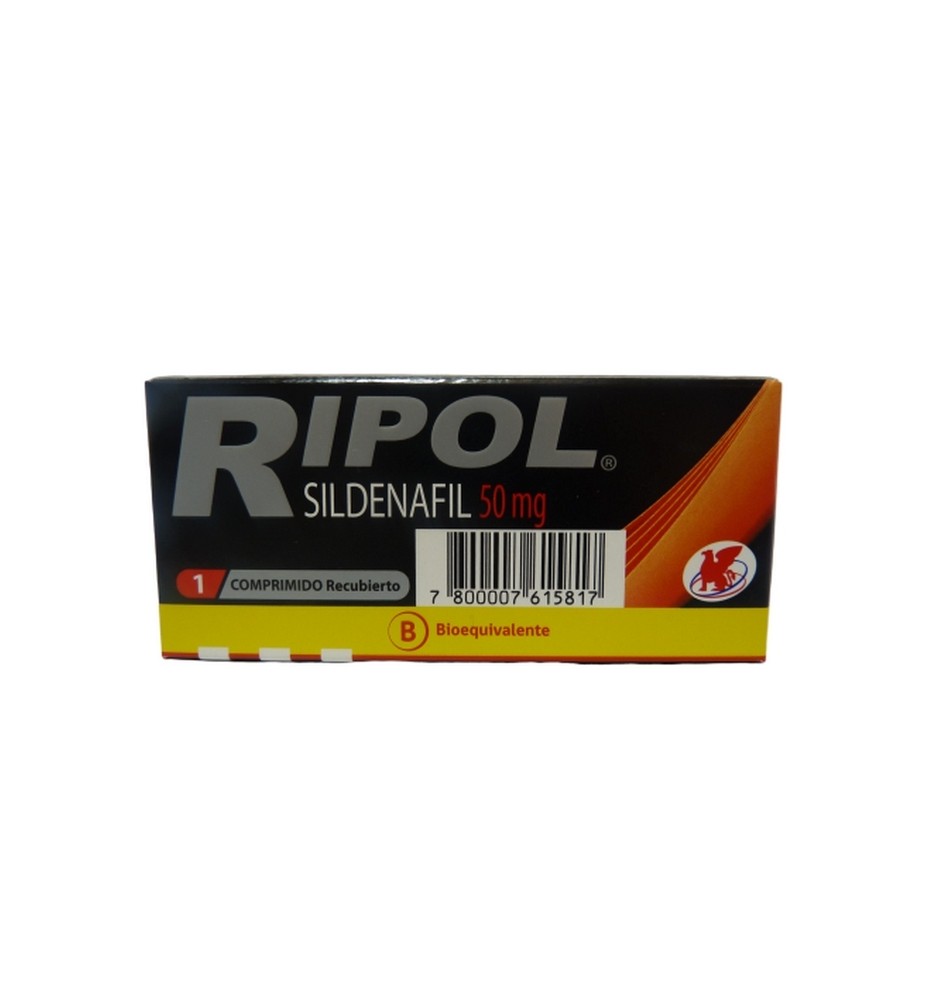 RIPOL 50 MG X1 COMPRIMIDOS RECUBIERTOS RIPOL 50 MG X1 COMPRIMIDOS RECUBIERTOS