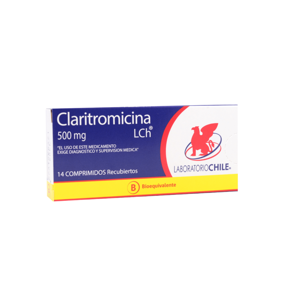 CLARITROMICINA 500 MG X 14 COMPRIMIDOS CLARITROMICINA 500 MG X 14 COMPRIMIDOS