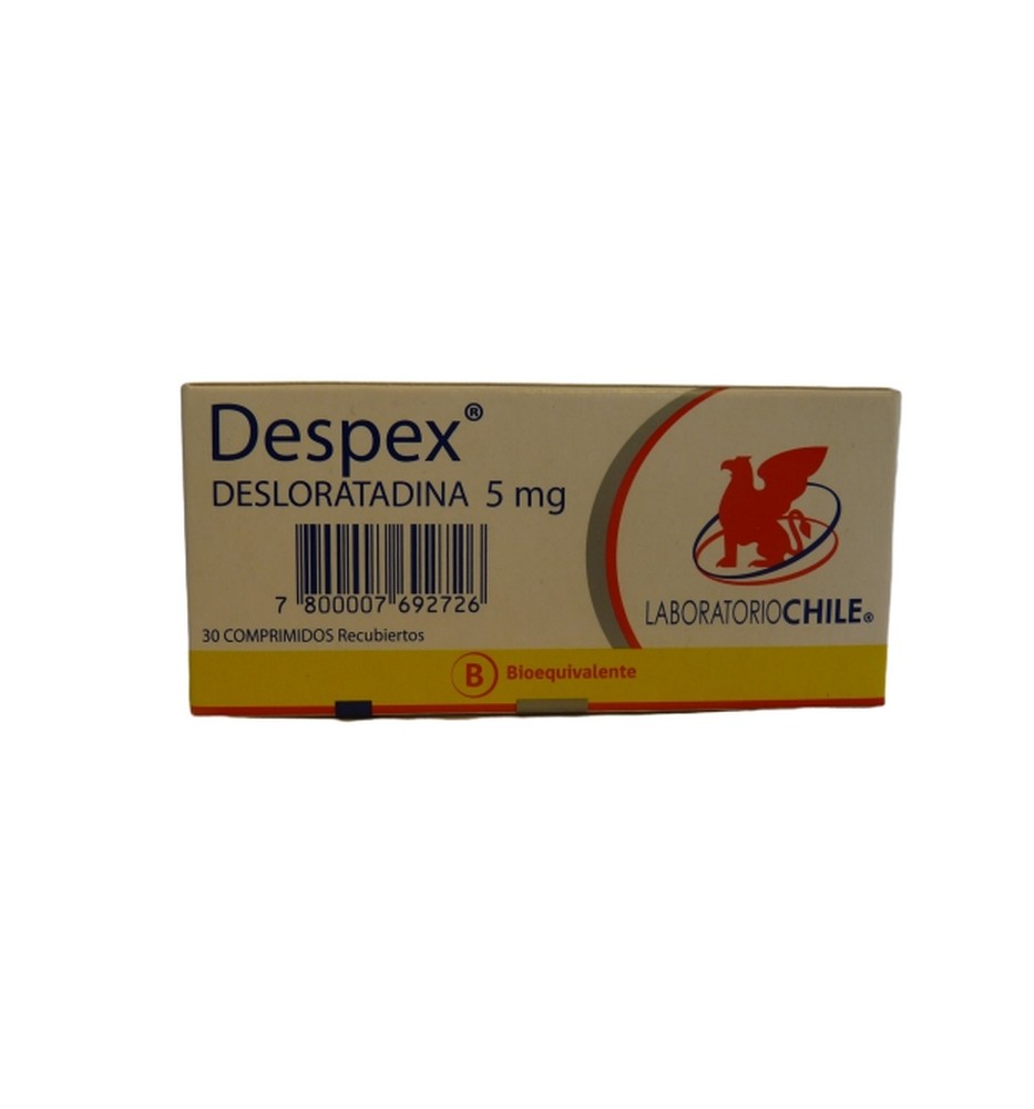 DESPEX 5MG X5 COMPRIMIDOS RECUBIERTOS DESPEX 5MG X5 COMPRIMIDOS RECUBIERTOS