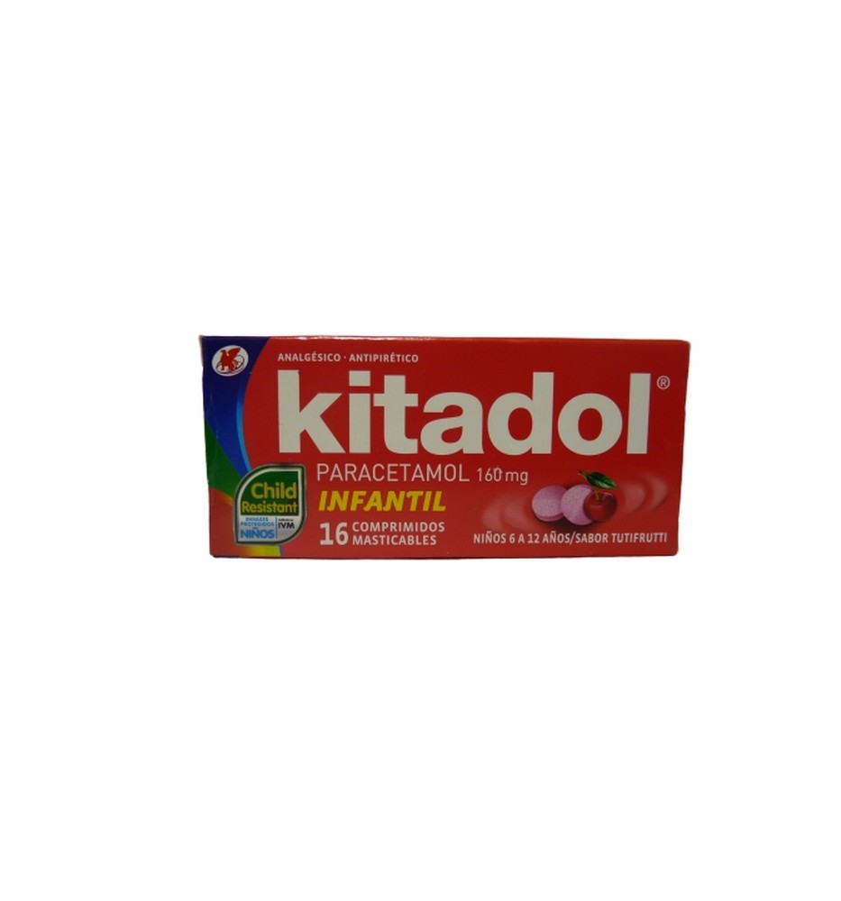 KITADOL NIÑO 160MG X16 COMPRIMIDOS