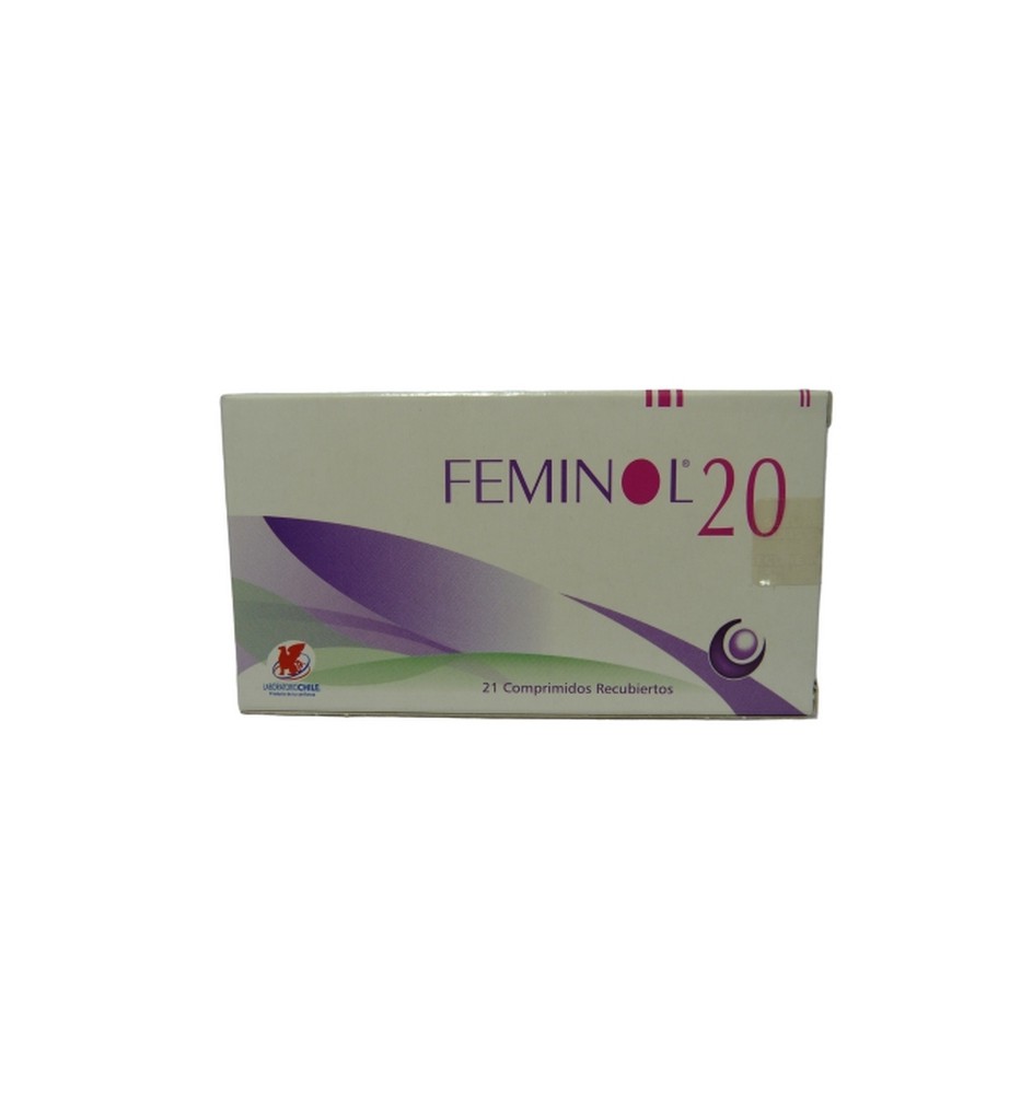 FEMINOL 20 X21 COMPRIMIDOS RECUBIERTOS FEMINOL 20 X21 COMPRIMIDOS RECUBIERTOS