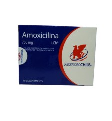 AMOXICILINA 750 MG X 10 COMPRIMIDOS