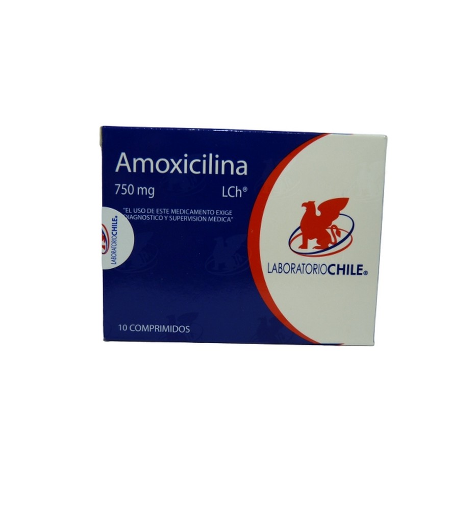 AMOXICILINA 750 MG X 10 COMPRIMIDOS AMOXICILINA 750 MG X 10 COMPRIMIDOS