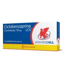 CICLOBENZAPRINA 10MG X20 COMPRIMIDOS
