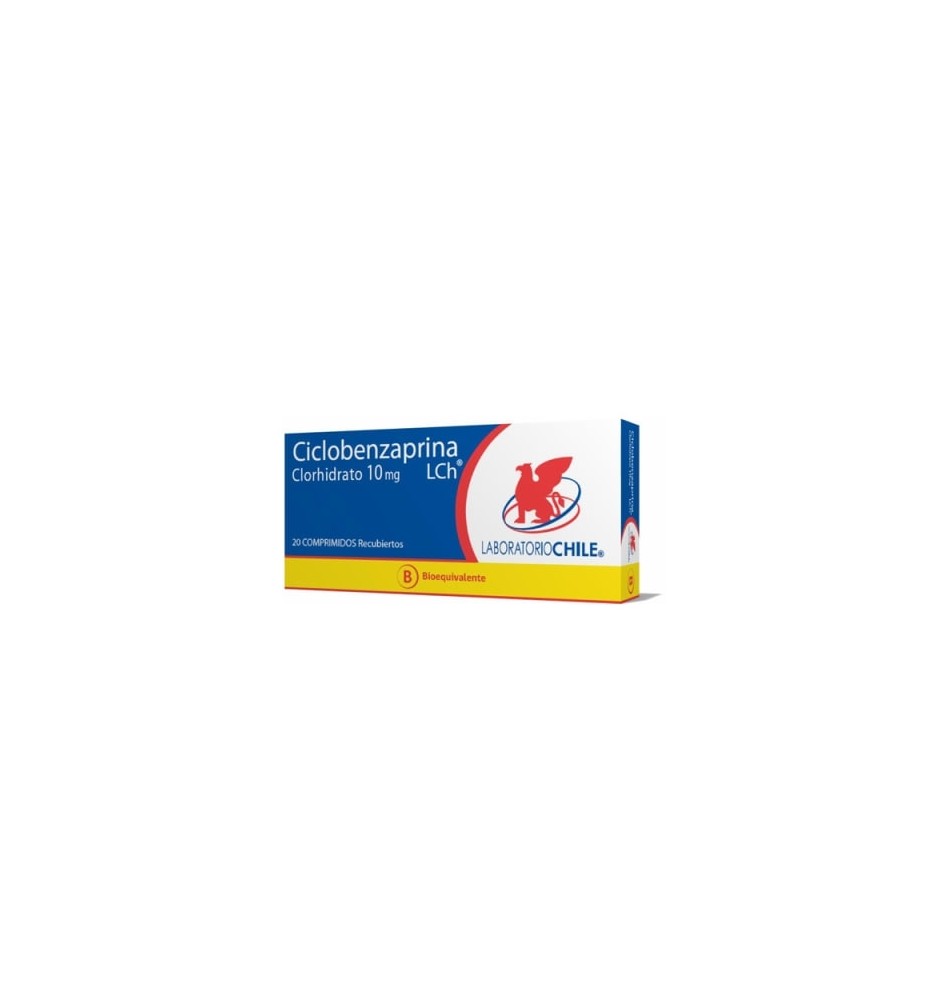 CICLOBENZAPRINA 10MG X20 COMPRIMIDOS CICLOBENZAPRINA 10MG X20 COMPRIMIDOS
