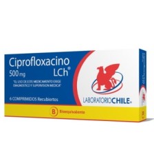 CIPROFLOX ACINO 500MG X6 COMPRIMIDOS