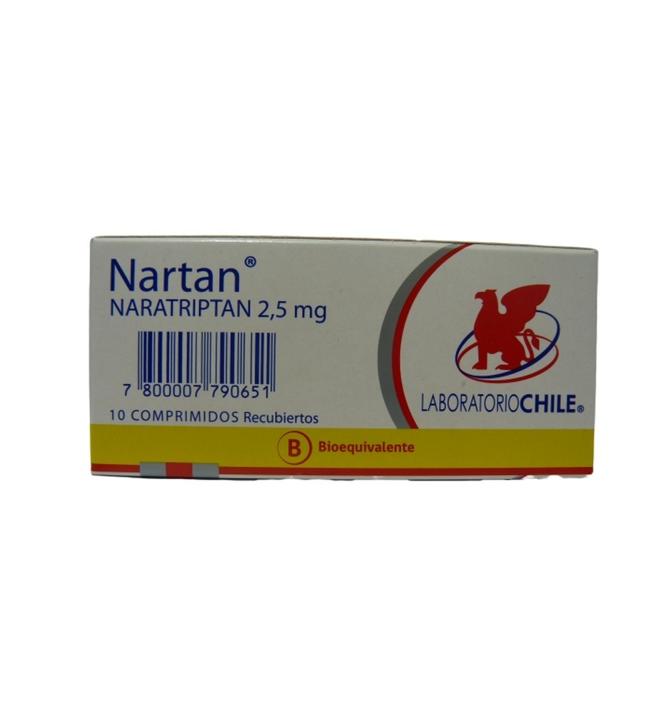 NARTAN 2.5MG X10 COMPRIMIDOS