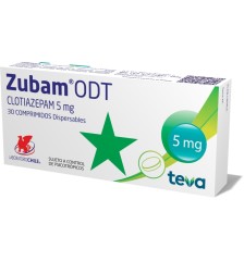 ZUBAM ODT CD 5MG X30 COMPRIMIDOS RECUBIERTOS