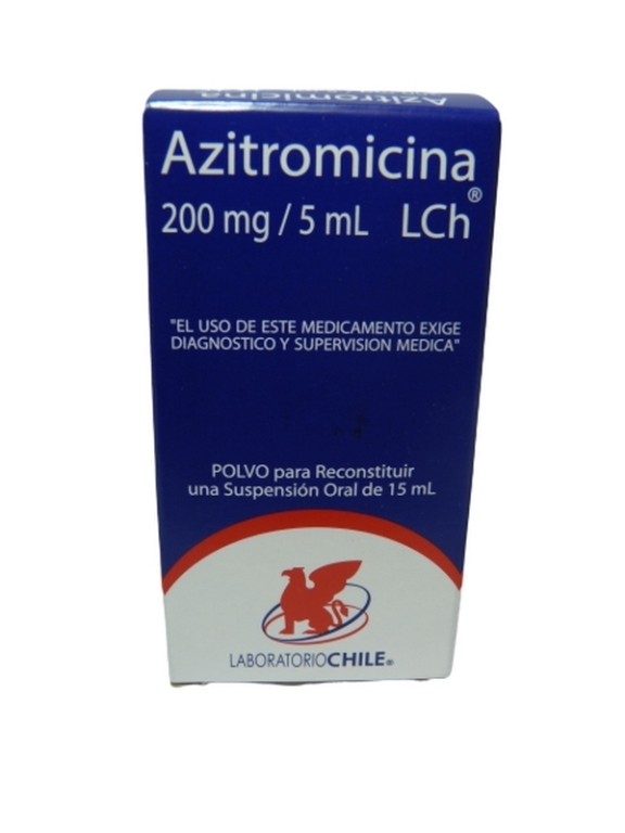 AZITROMICINA 200 MG / 5 ML X 15 ML SUSPENSION ORAL