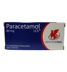 PARACETAMOL 80 MG X16 COMPRIMIDOS