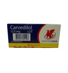 CARVEDILOL 12.5MG X30 COMPRIMIDOS