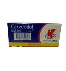 CARVEDILOL 6.25MG X30 COMPRIMIDOS