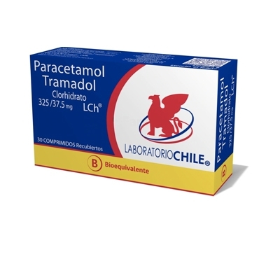PARACETAMOL TRAMADOL 325/37.5 MG X 30 COMPRIMIDOS