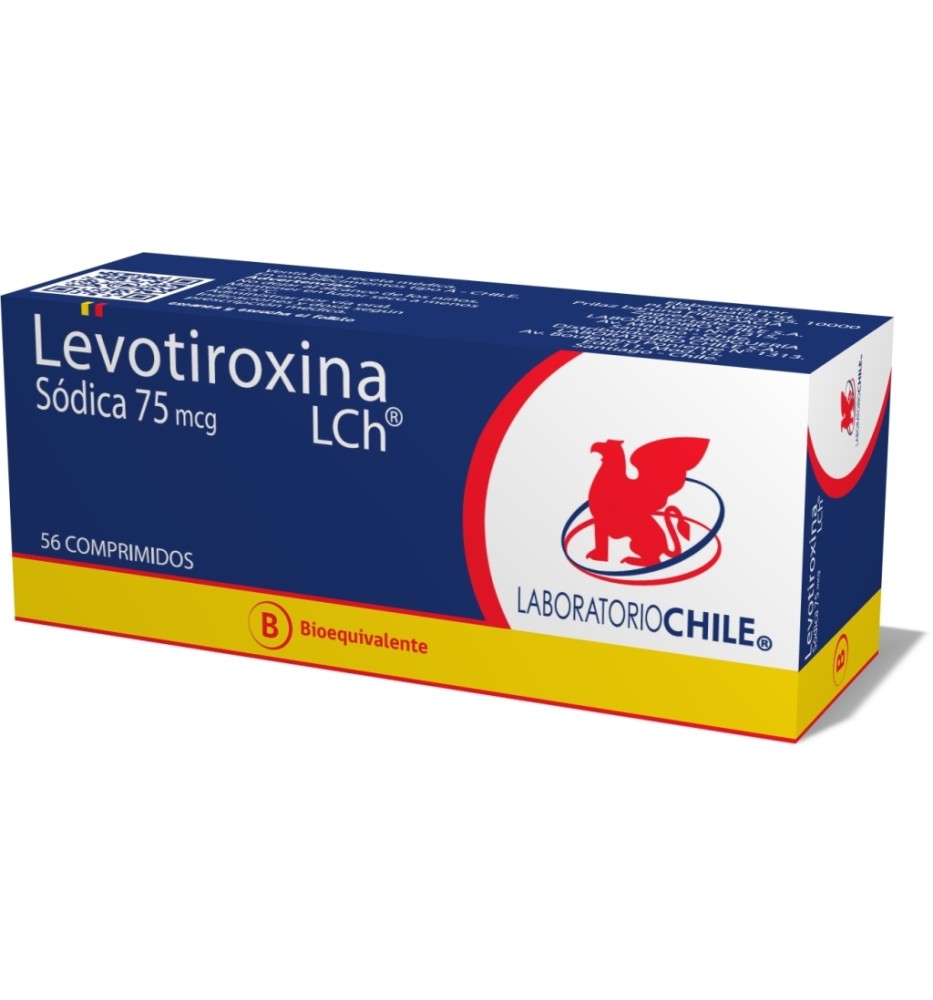 LEVOTIROXINA 75MCG X56 COMPRIMIDOS LEVOTIROXINA 75MCG X56 COMPRIMIDOS