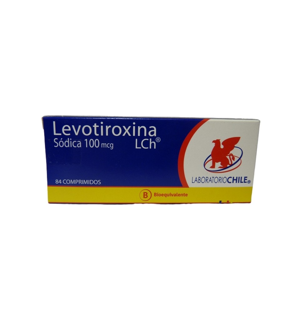 LEVOTIROXINA 100MCG X84 COMPRIMIDOS