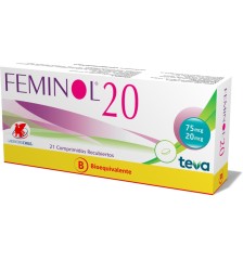 FEMINOL 20 X21 COMPRIMIDOS RECUBIERTOS