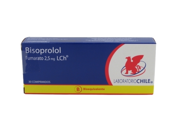 BISOPROLOL 2,5 MG X 30 COMPRIMIDOS RECUBIERTOS