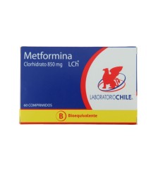 METFORMINA 850MG X60 COMPRIMIDOS RECUBIERTOS