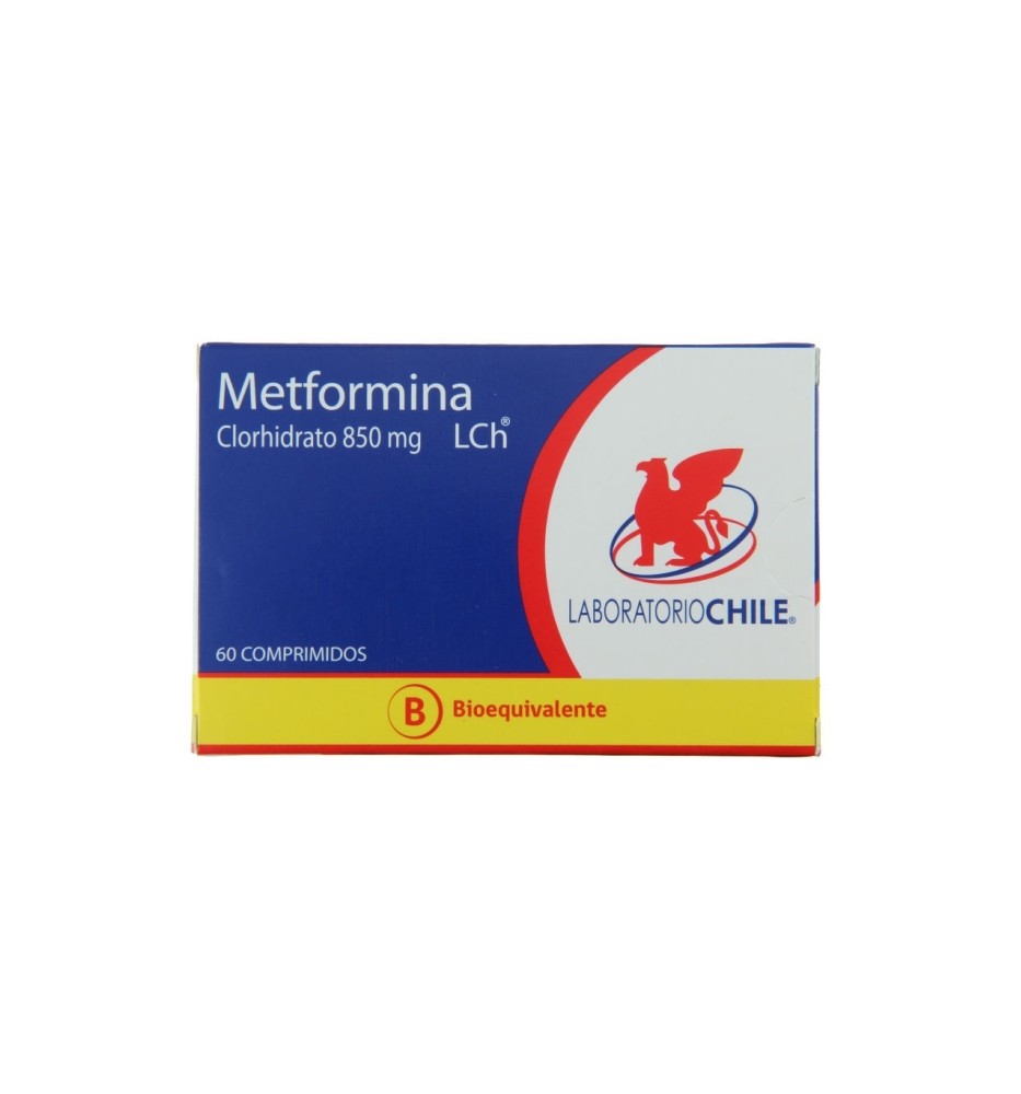 METFORMINA 850MG X60 COMPRIMIDOS RECUBIERTOS