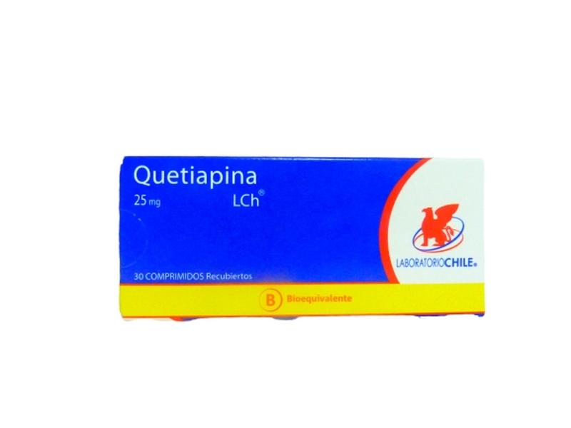 QUETIAPINA 25 MG X 30 COMPRIMIDOS RECUBIERTOS