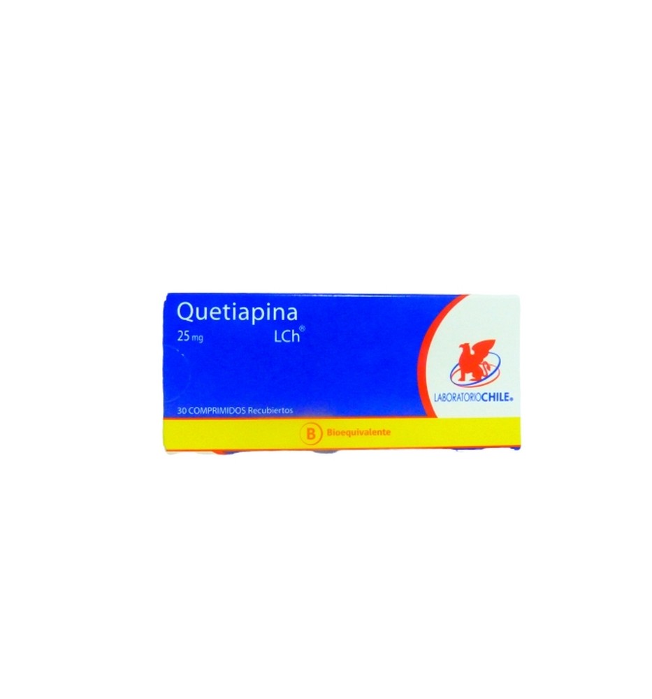 QUETIAPINA 25MG X30 COMPRIMIDOS RECUBIERTOS QUETIAPINA 25MG X30 COMPRIMIDOS RECUBIERTOS