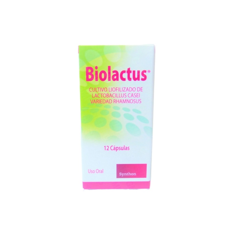 BIOLACTUS 250MG X12 CAPSULAS