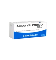 ACIDO VALPROICO 250 MG X 30 COMPRIMIDOS