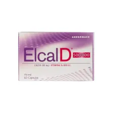 ELCAL D 500 MG / 800 MG X 60 CAPSULAS