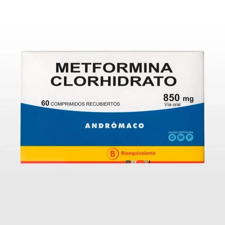 METFORMINA 850 MG X60 COMPRIMIDOS RECUBIERTOS