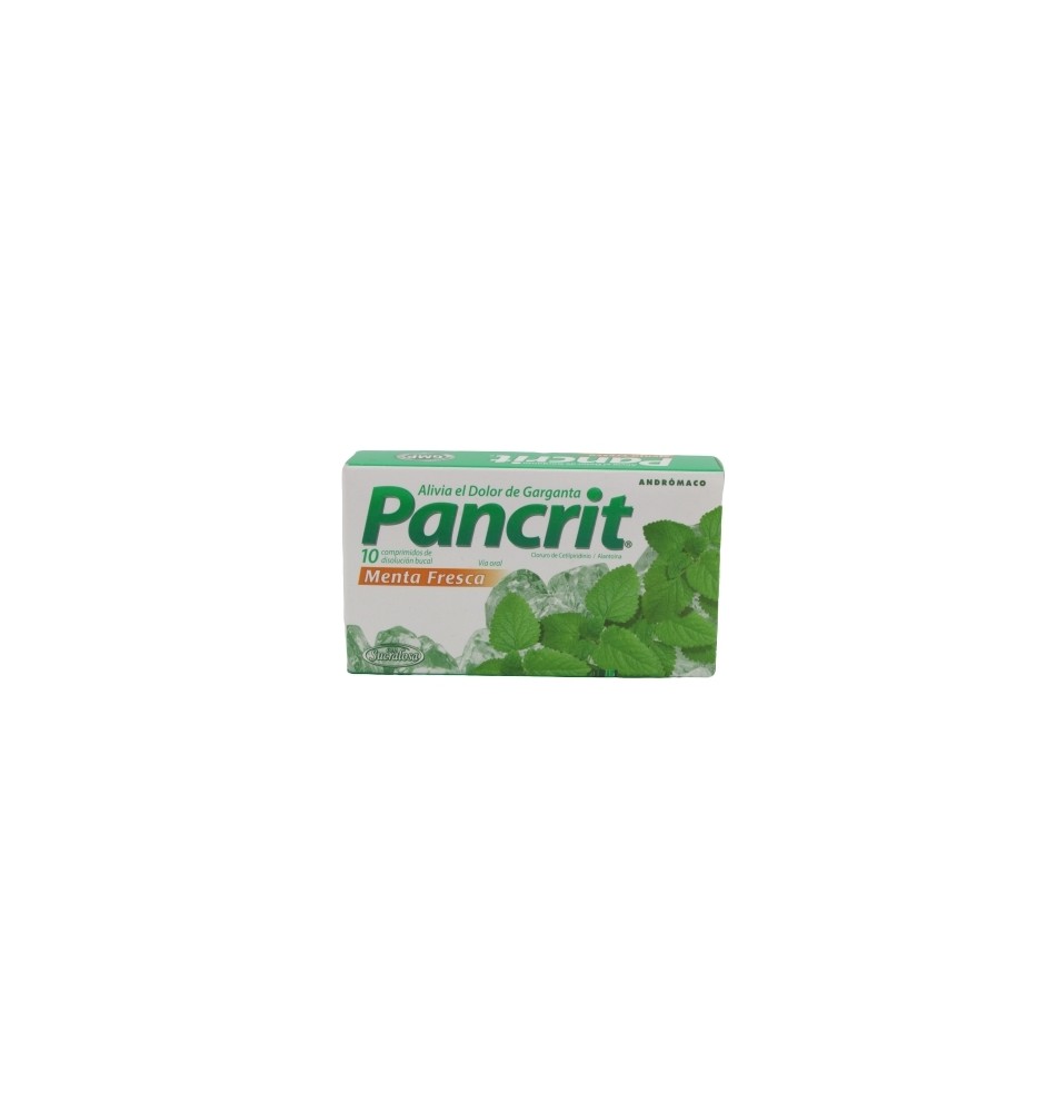 PANCRIT MENTA X10 COMPRIMIDOS PANCRIT MENTA X10 COMPRIMIDOS