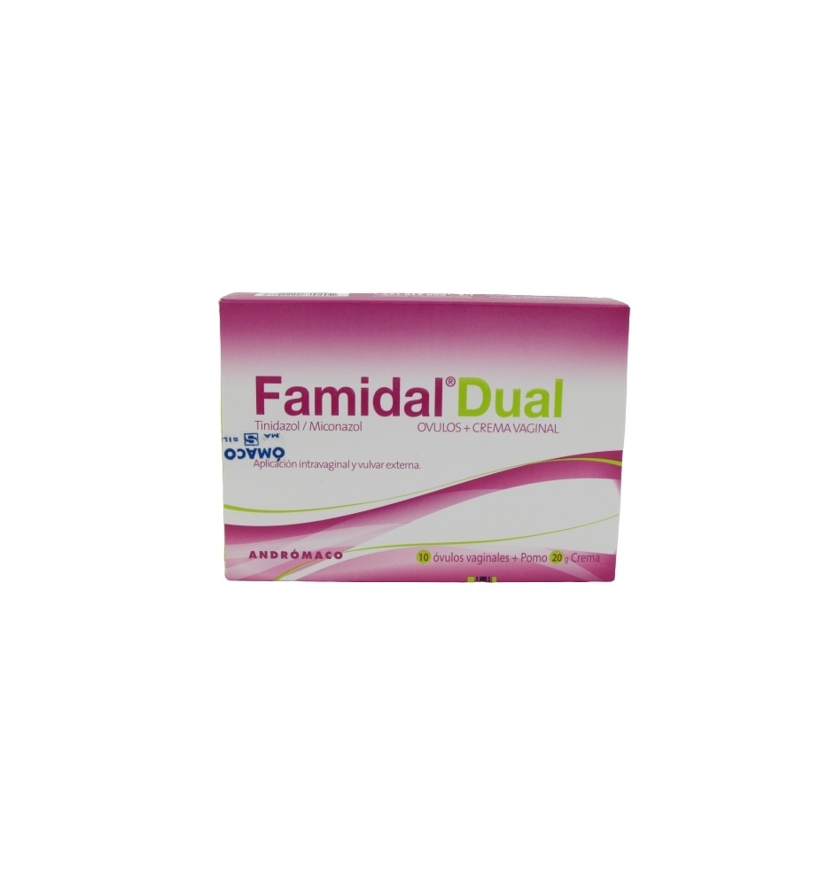 FAMIDAL DUAL CREMA VAGINAL X 20G + 10 OVULOS FAMIDAL DUAL CREMA VAGINAL X 20G + 10 OVULOS
