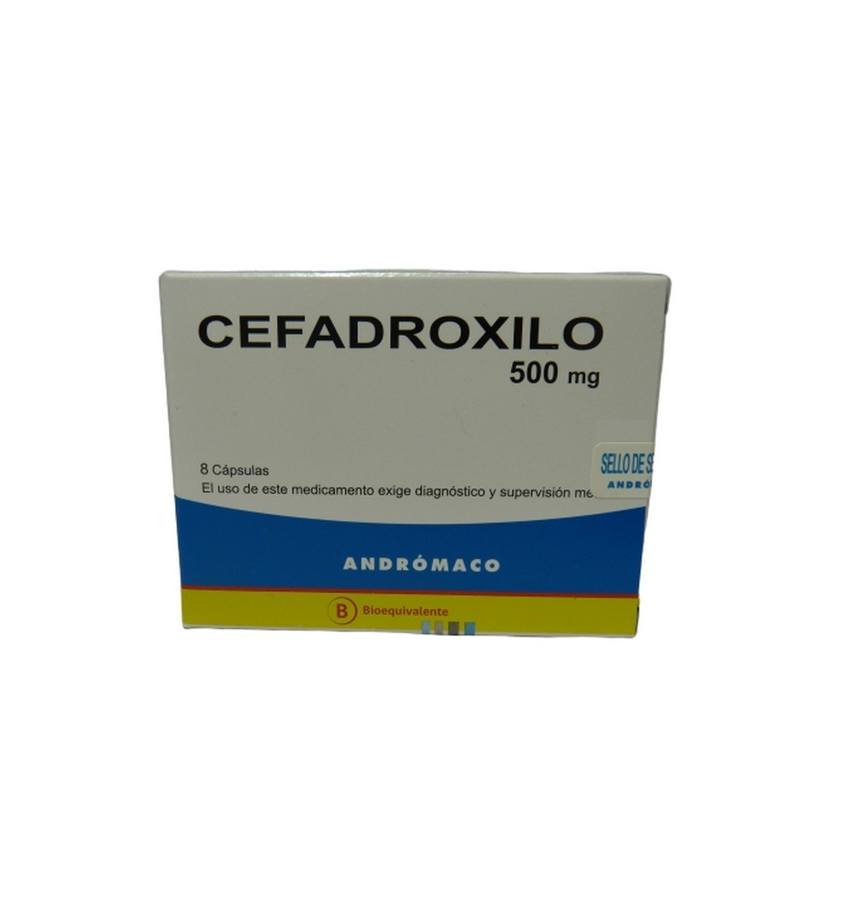CEFADROXILO 500 MG X 8 CAPSULAS CEFADROXILO 500 MG X 8 CAPSULAS