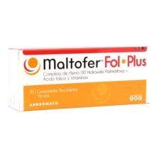 MALTOFER FOL PLUS X 30 COMPRIMIDOS RECUBIERTOS