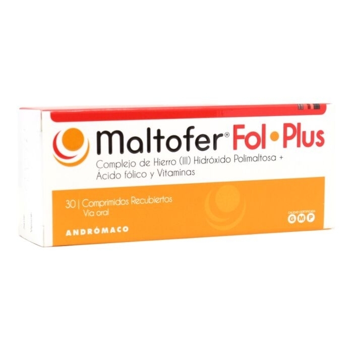 MALTOFER FOL PLUS X 30 COMPRIMIDOS RECUBIERTOS