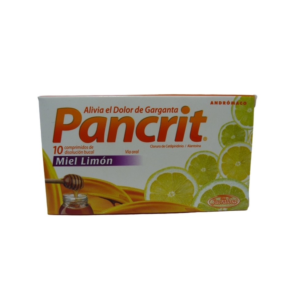 PANCRIT MIEL LIMON X10 COMPRIMIDOS PANCRIT MIEL LIMON X10 COMPRIMIDOS
