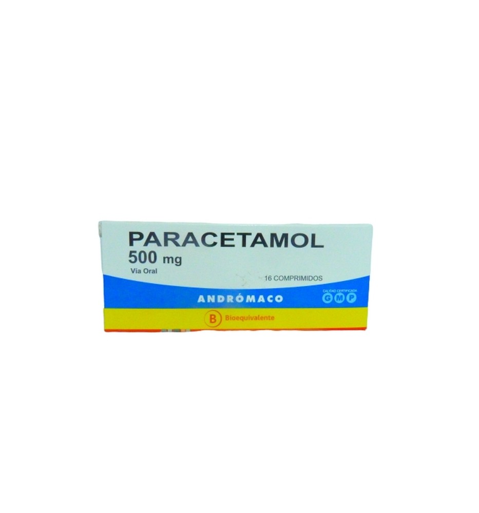PARACETAMOL 500 MG X16 COMPRIMIDOS