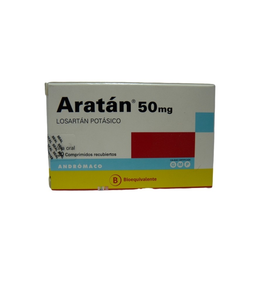 ARATAN 50 MG X 30 COMPRIMIDOS RECUBIERTOS ARATAN 50 MG X 30 COMPRIMIDOS RECUBIERTOS