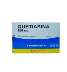 QUETIAPINA 100 MG X 30 COMPRIMIDOS RECUBIERTOS