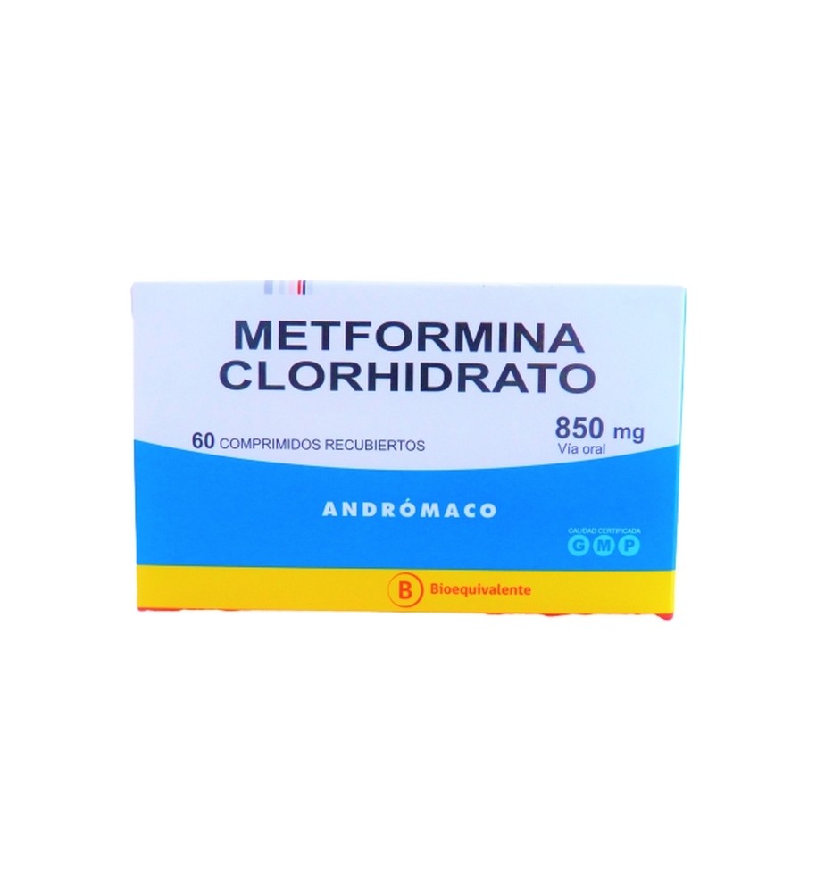 METFORMINA 850 MG X60 COMPRIMIDOS RECUBIERTOS