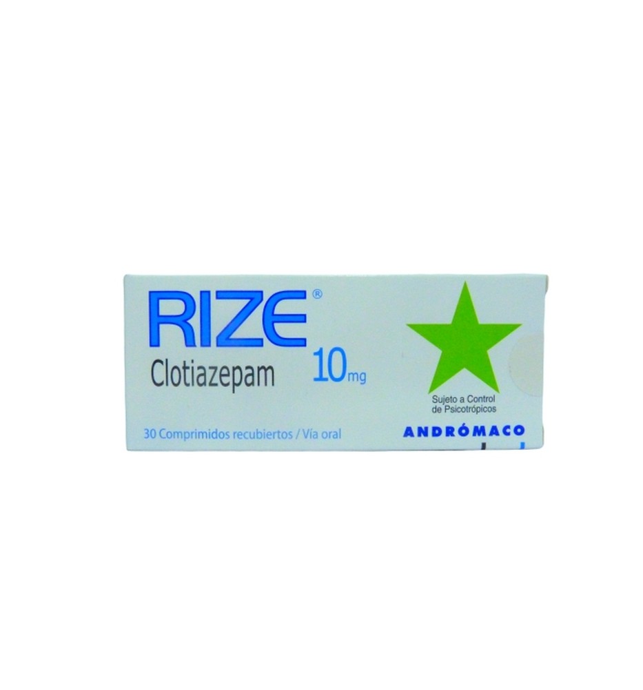 RIZE 10MG X30 COMPRIMIDOS RECUBIERTOS RIZE 10MG X30 COMPRIMIDOS RECUBIERTOS