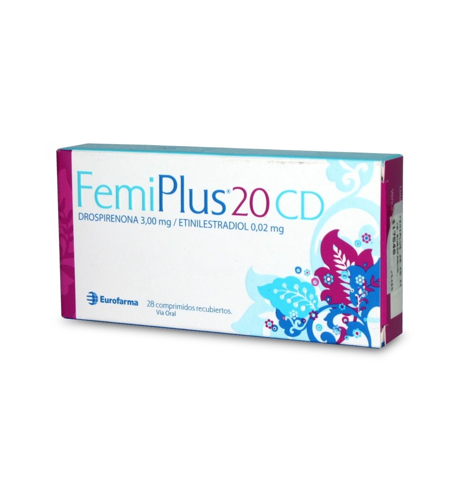 FEMIPLUS 20 CD X28 COMPRIMIDOS RECUBIERTOS FEMIPLUS 20 CD X28 COMPRIMIDOS RECUBIERTOS